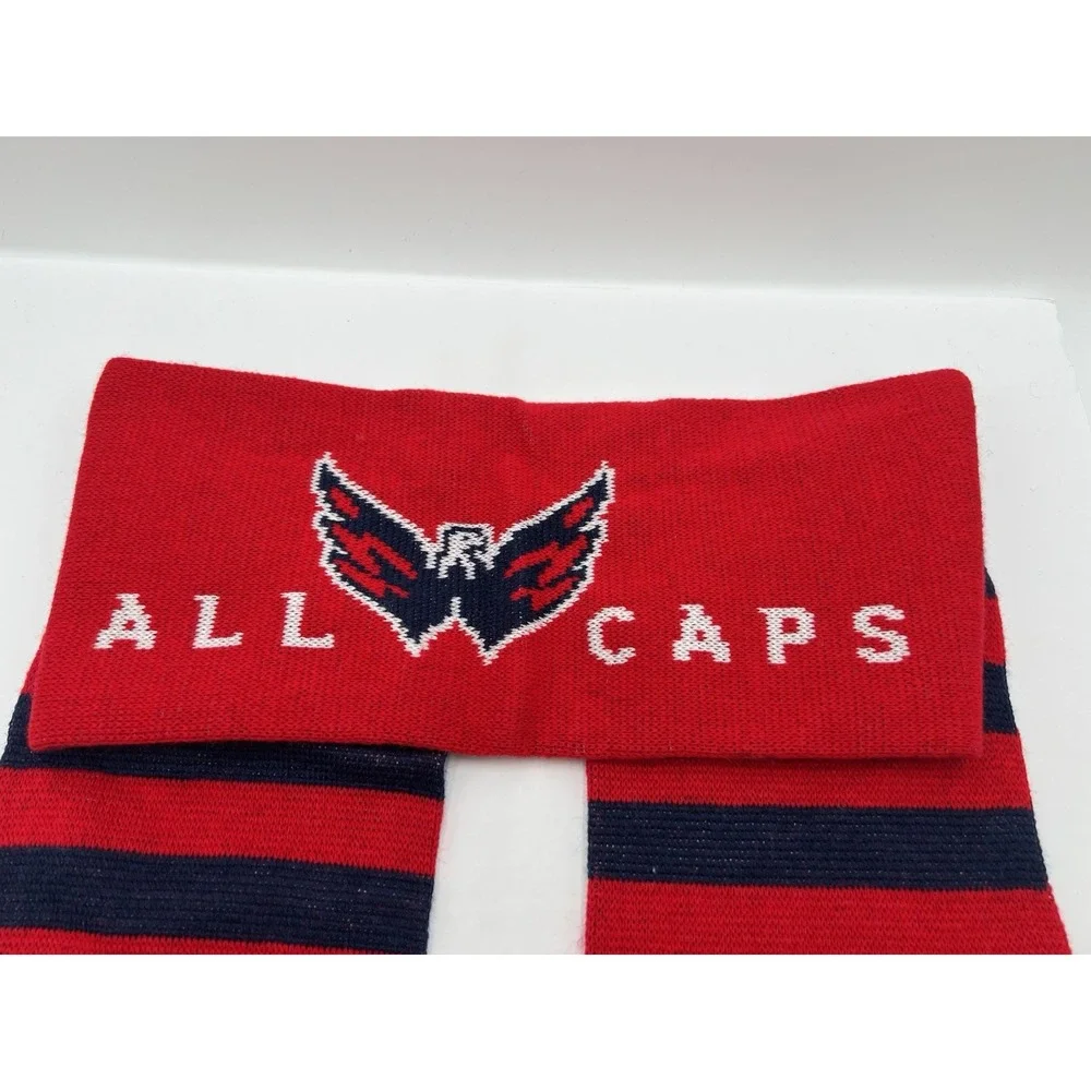 Washington Capitals ALL CAPS Scarf NHL Capital One SGA 2020 NWT Red